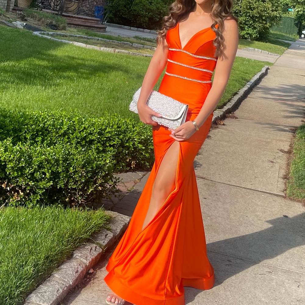 Orange gown